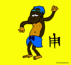 Dibujo Mono  pintado por Henruchito