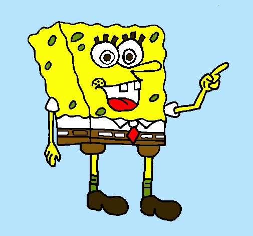 Dibujo Bob Esponja pintado por marcoj