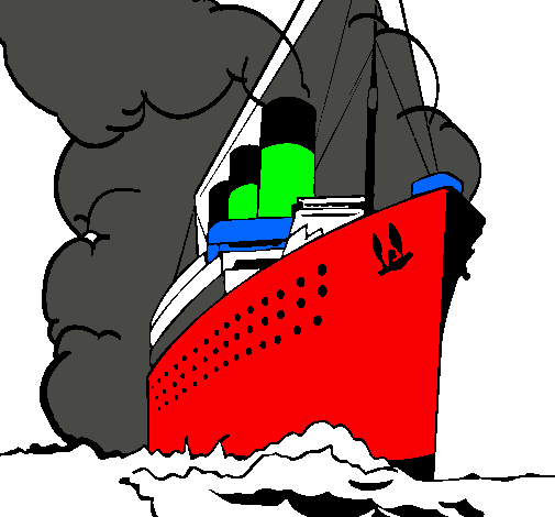 Dibujo Barco de vapor pintado por MATEORN