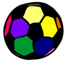Dibujo Pelota de fútbol pintado por bosboni