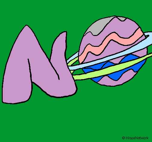 Dibujo Neptuno pintado por normita1