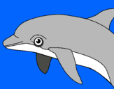Dibujo Delfín pintado por Osbaldo