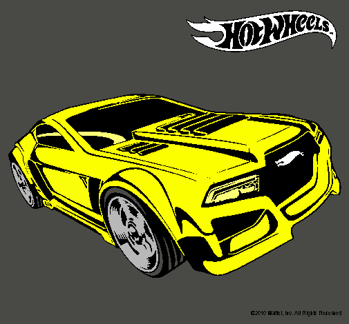 Dibujo Hot Wheels 5 pintado por mentyn