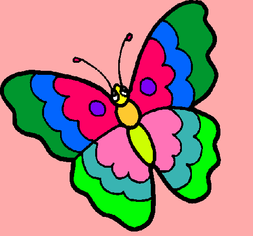 Dibujo Mariposa pintado por PokPok