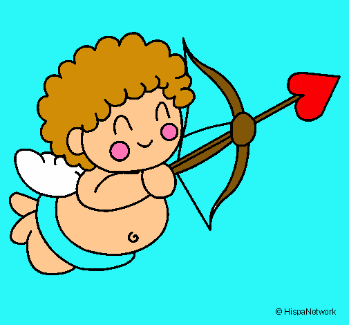 Dibujo Cupido pintado por DEMY_1998