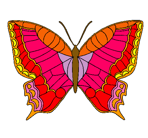 Dibujo Mariposa pintado por Lanitas