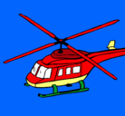 Dibujo Helicóptero  pintado por jostin