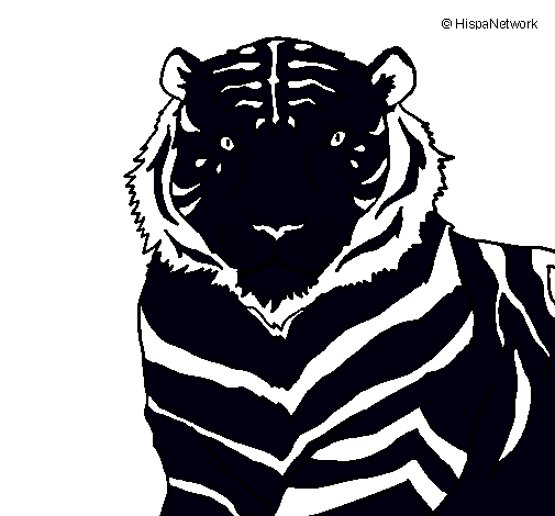 Dibujo Tigre pintado por mirkoop