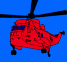 Dibujo Helicóptero al rescate pintado por 12323232