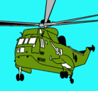 Dibujo Helicóptero al rescate pintado por medina