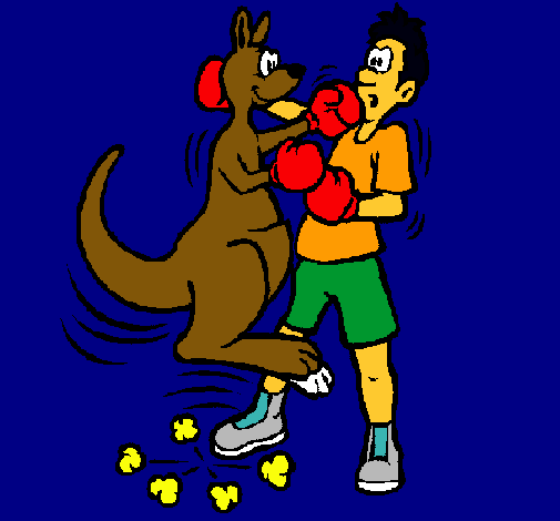 Canguro boxeador
