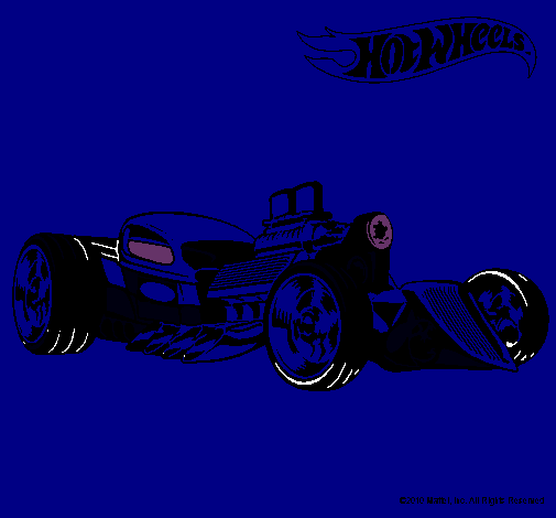 Dibujo Hot Wheels 10 pintado por Pipo161107