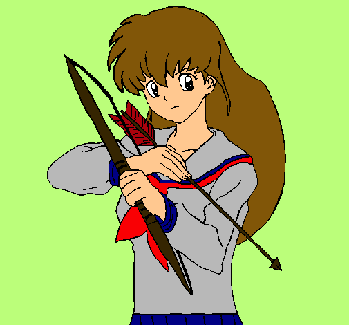 Dibujo Kagome pintado por SuperSweet