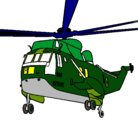 Dibujo Helicóptero al rescate pintado por Jacob