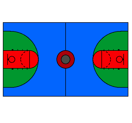 Dibujo Cancha pintado por tomasa