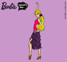 Dibujo Barbie flamenca pintado por daan
