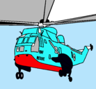 Dibujo Helicóptero al rescate pintado por as1111111111