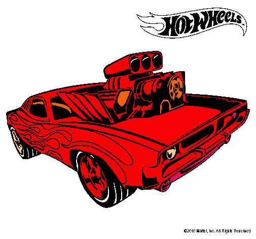 Dibujo Hot Wheels 11 pintado por wendy242