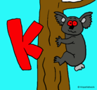 Dibujo Koala pintado por erikasofy
