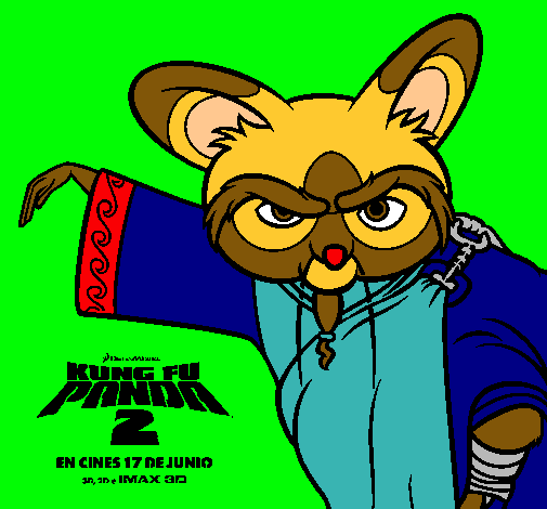 Dibujo Shifu 2 pintado por Luiny