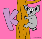 Dibujo Koala pintado por kitzary :D