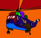 Dibujo Helicóptero al rescate pintado por tuyandelsito