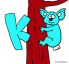 Dibujo Koala pintado por NOVIA