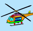 Dibujo Helicóptero  pintado por juarez