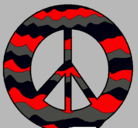 Dibujo Símbolo de la paz pintado por nathyly
