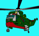 Dibujo Helicóptero al rescate pintado por victormarik1