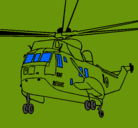 Dibujo Helicóptero al rescate pintado por cuclachon22 
