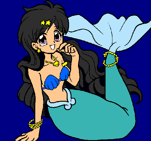 Dibujo Sirena pintado por haykarly 