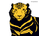 Dibujo Tigre pintado por gtmb