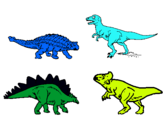 Dibujo Dinosaurios de tierra pintado por umas