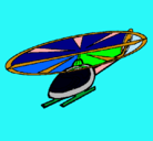 Dibujo Helicóptero pintado por Lolo130306