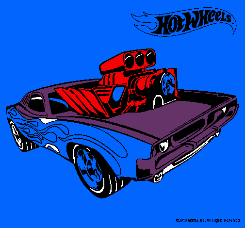 Dibujo Hot Wheels 11 pintado por Pipo161107