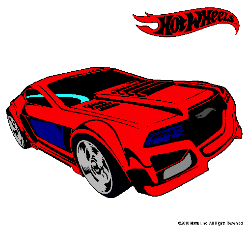 Dibujo Hot Wheels 5 pintado por ariel