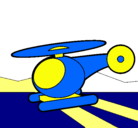 Dibujo Helicóptero pequeño pintado por arriola