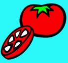 Dibujo Tomate pintado por sammy2004