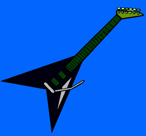 Dibujo Guitarra eléctrica II pintado por ARCHIVALENTIN1