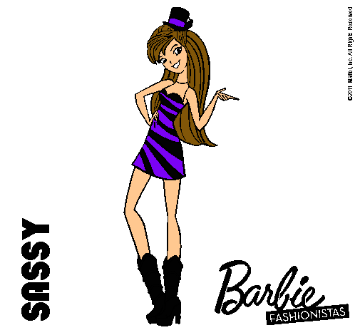 Dibujo Barbie Fashionista 2 pintado por lexmary64