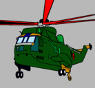 Dibujo Helicóptero al rescate pintado por jodagu