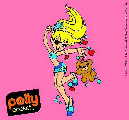 Dibujo Polly Pocket 14 pintado por sheilita