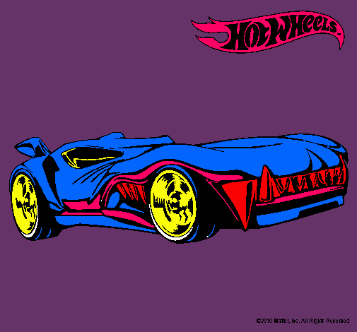 Dibujo Hot Wheels 3 pintado por raul9