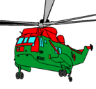 Dibujo Helicóptero al rescate pintado por ismaelgome