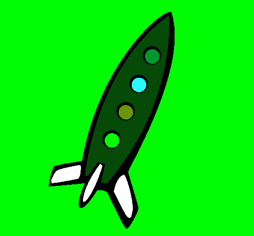 Dibujo Cohete II pintado por bennja