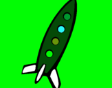 Dibujo Cohete II pintado por bennja