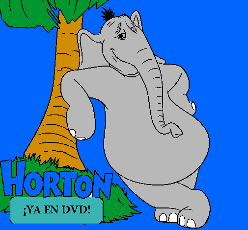 Dibujo Horton pintado por JOSEFAANAIS