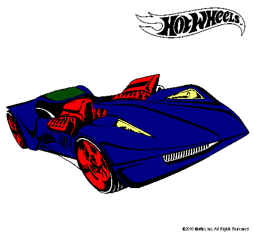 Dibujo Hot Wheels 4 pintado por jodagu