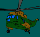 Dibujo Helicóptero al rescate pintado por kinkon